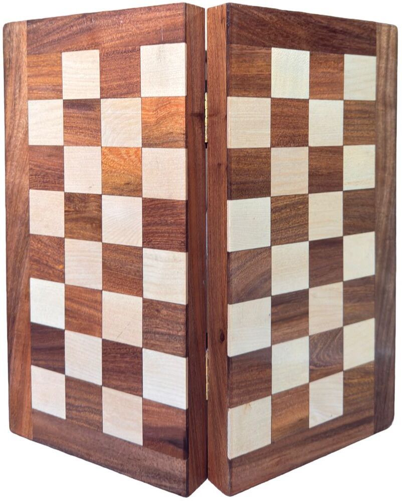 10x10 magnetic wooden handmade chess board 25.5 cm Chess Board-image-17