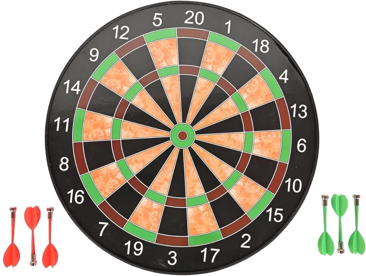 Morex Magnetic Dart Board Set Durable & Safe 16 Inch Wide with 6 Magnetic Darts 41 cm Dart Board-image-1