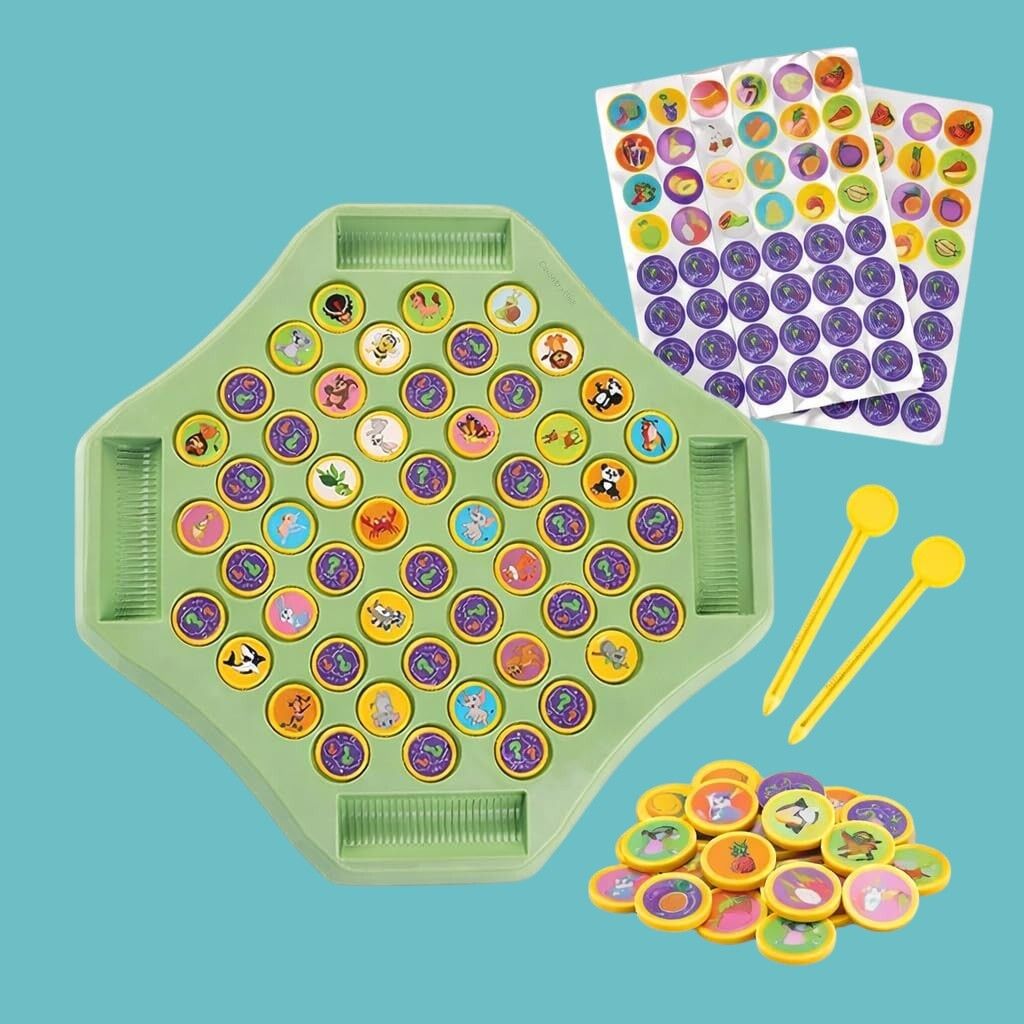 yavrixz enterprise Flipping Chess Memory Match Game Montessori Brain Development Toy Kids Fun-AA-38 3 cm Dart Board-picture-40