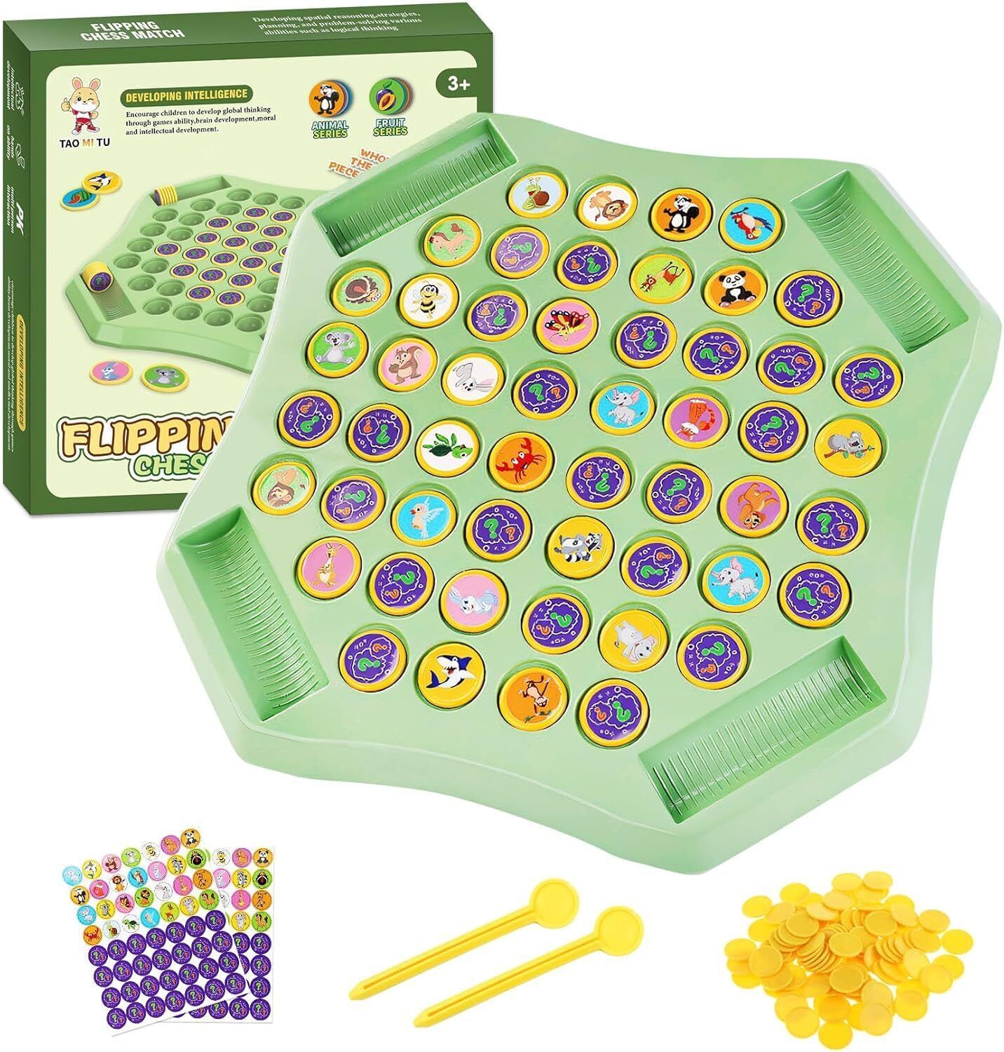Flip Chess Memory Game 12 cm Surfing Board-image-30