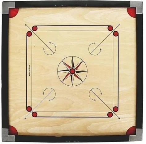 20x20 Inch Carrom Board with Coins Striker Powder Smooth Wooden Board 4 cm Carrom Board-image-17