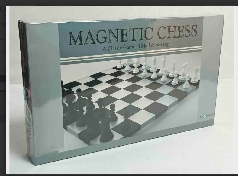 Magnetic Chess Board Game Classic Strategy Board Game 4 cm Chess Board-image-4