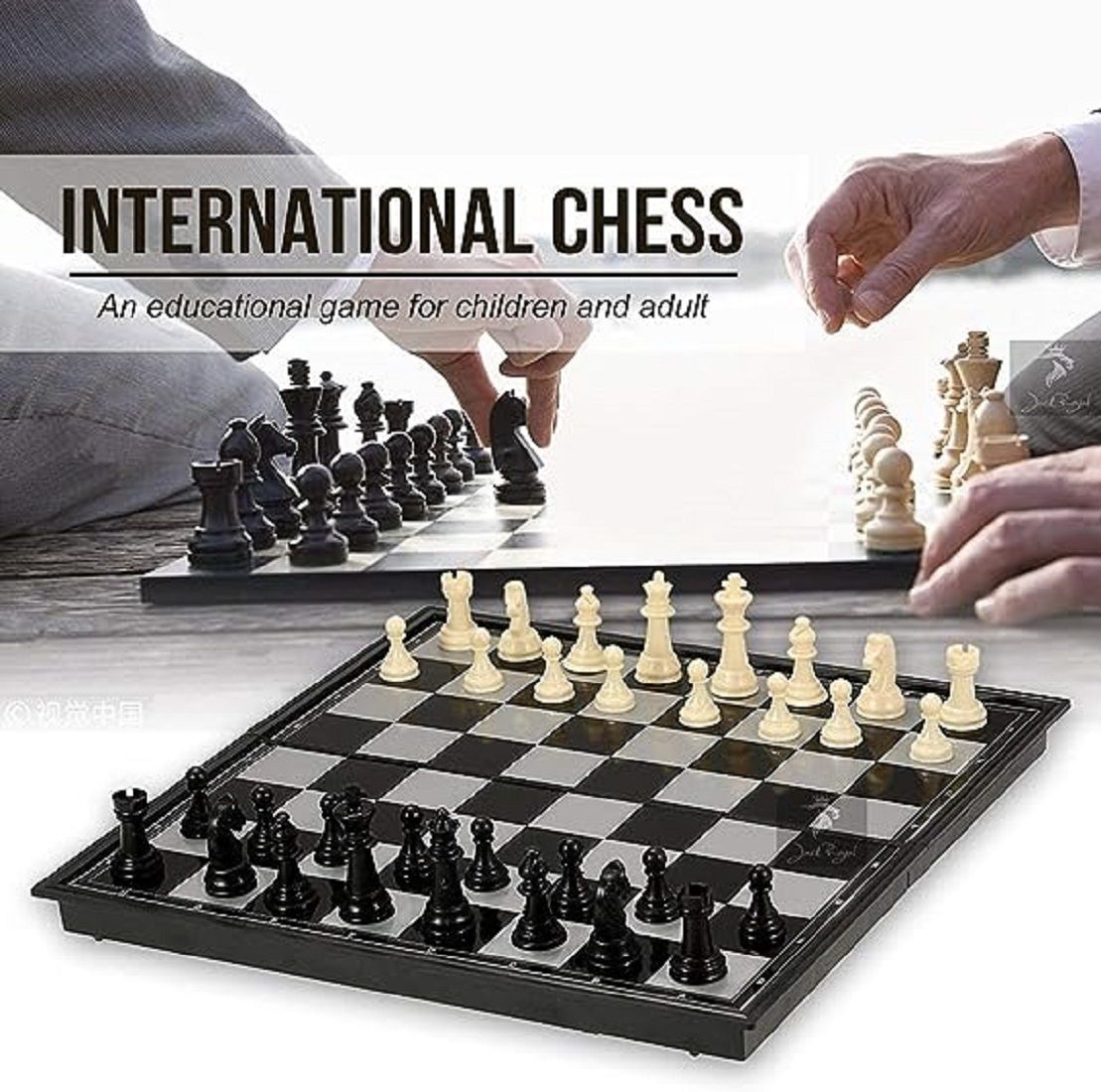 Magnetic Travel Chess Set With Folding Chess Board Educational toys 25 cm Chess Board