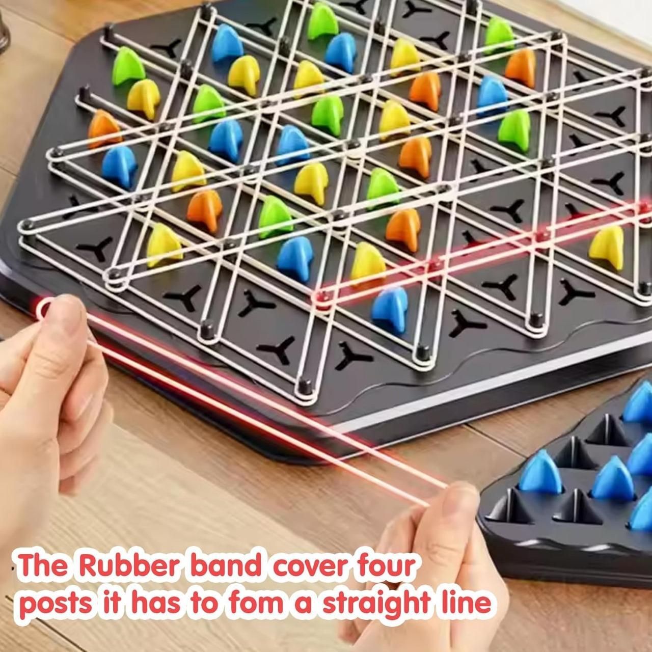 Triangular Chess Board Game for Kids Adults 3 cm Chess Board-image-29