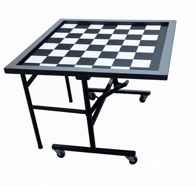 suzuki BOOSTUP_CHESSWHEEL_29*29 inch top |Wooden board |Iron foldable legs 61 cm Chess Board-picture-40
