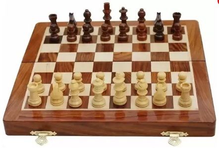 arineo WOODEN STRONG MAGNETIC CHESS Strategy War Board Game 17 cm Chess Board-picture-9