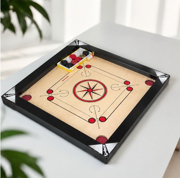 33 Inches Premium Wooden Carrom Board for Indoor Games 5 cm Carrom Board-image-19