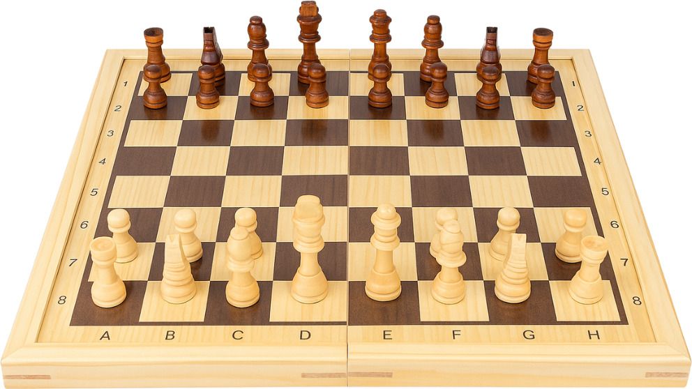 Wooden Folding Chess 4 cm Chess Board