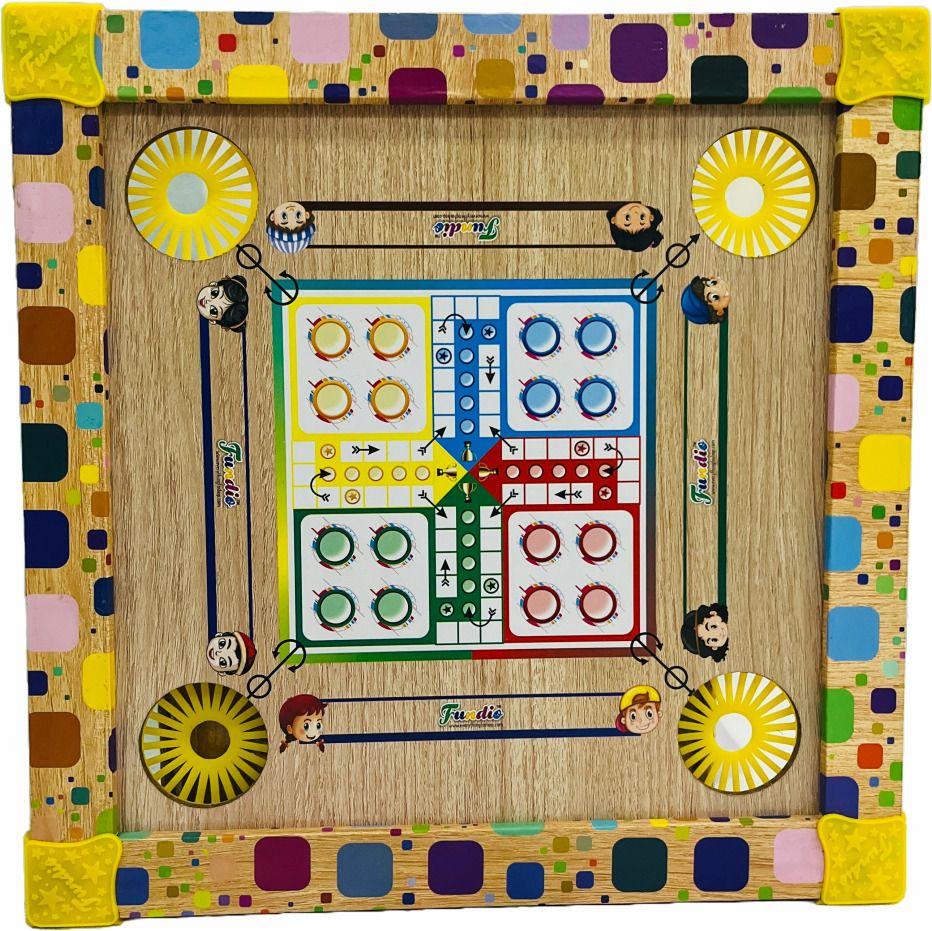 fundio Small Size Carrom Board I Ply Wood Material 2 cm Carrom Board-picture-3
