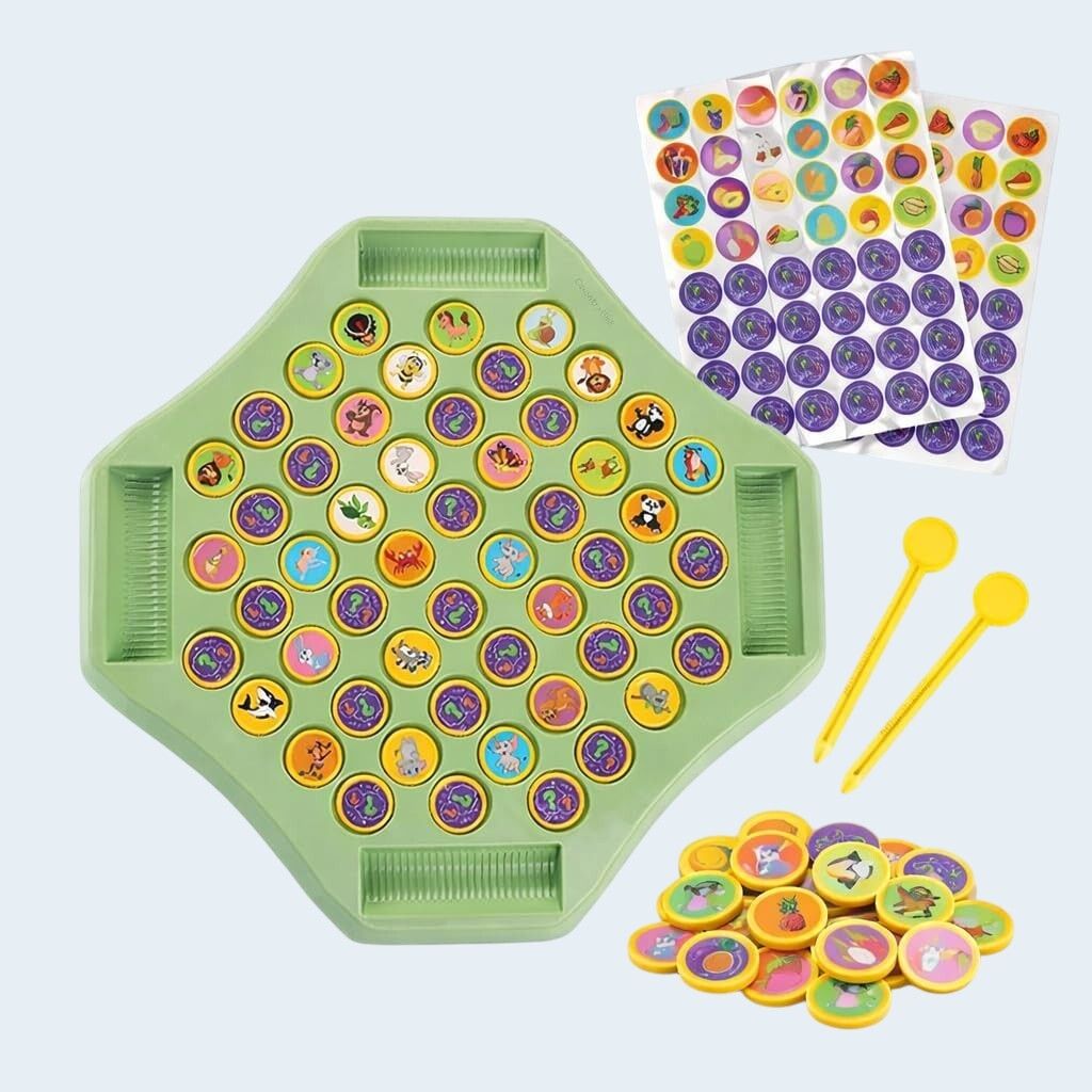 yavrixz enterprise Flipping Chess Memory Match Game Montessori Brain Development Toy Kids Fun-AA-23 3 cm Dart Board-picture-21