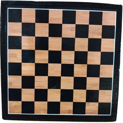 shakuncreation Creation Hyper 2 in 1 Chess & Checker Wooden Board (Chess & Checker) 10 cm Chess Board-picture-45