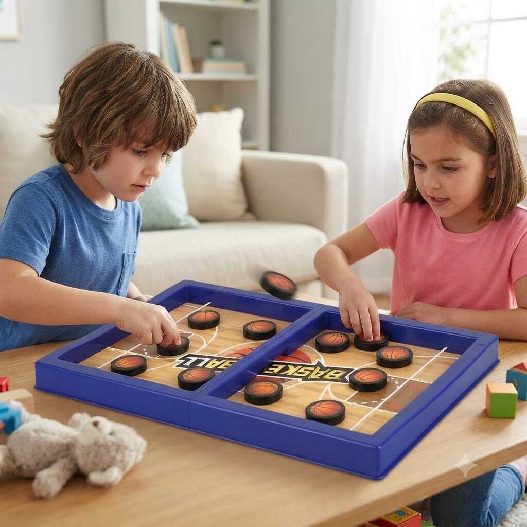 Fast Sling Puck Game, Slingshot Board Games Toy Sling Shot Soccer Basketball Party & Fun Board Game-image-47