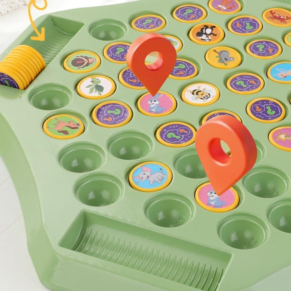 Flipping Chess Match Game Montessori Memory Matching Board Game for Kids 5 cm Chess Board-image-26