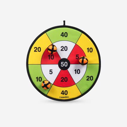 nsun canaveral Kids' Dart Board With Rip-Tab Balls 35 cm Dart Board-picture-35