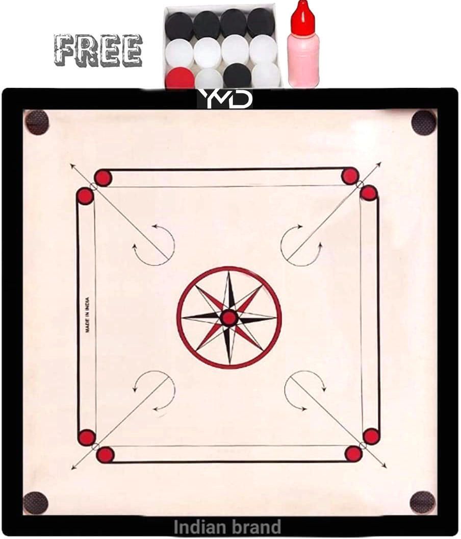 cf sports Large 32 inches wooden carrom board with crystal coins, st_Carrom-CD-1126 80 cm Carrom Board-picture-27