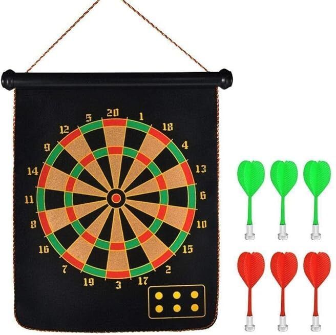 Magnetic Double Sided Dart Board Game,Indoor Family & Office Game,Fun Party Play 45 cm Dart Board-image-17