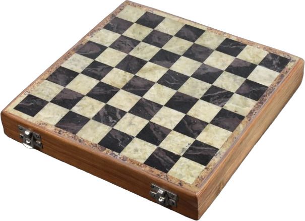 PCS Foldable Wooden Chess Board Game Set with Magnetic Wood Pieces (12 inch) 25 cm Chess Board-image-48