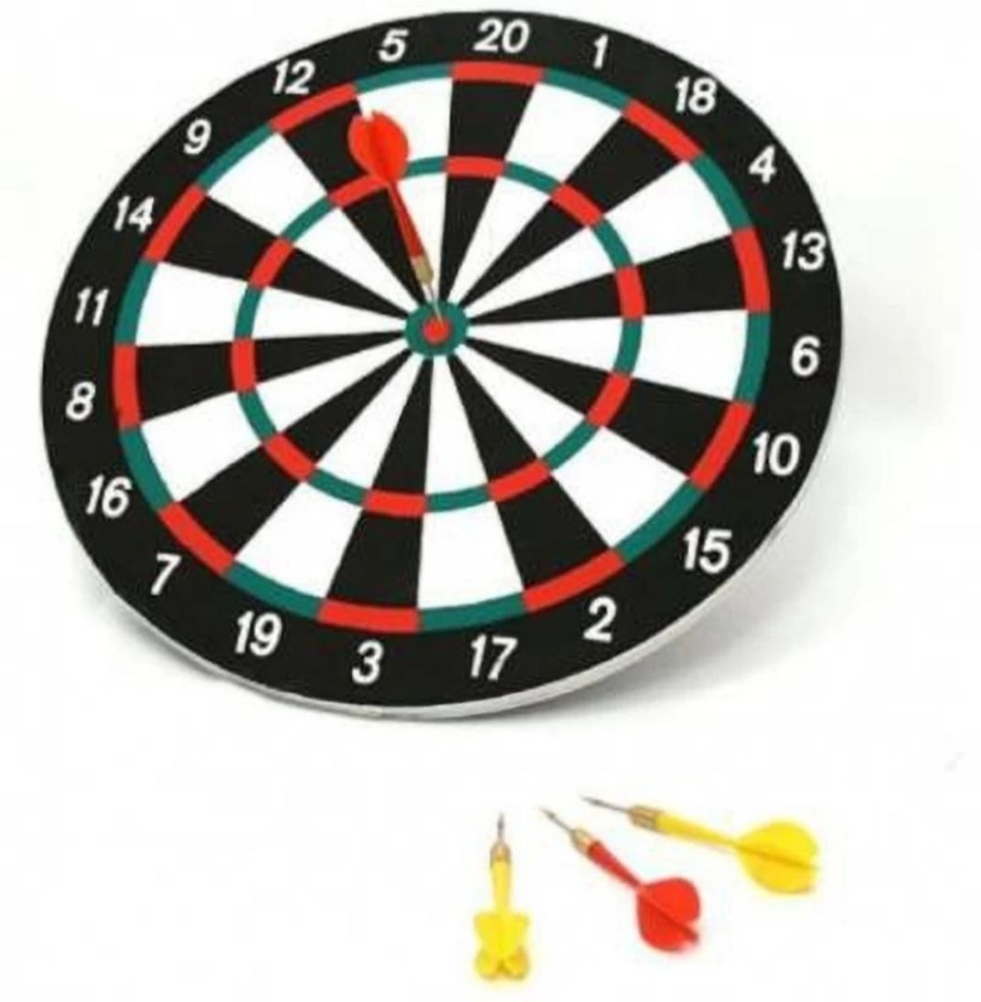 sportz 12 inch portable dart board With 4 Dart Set For Kids Children 16 cm Dart Board-picture-42