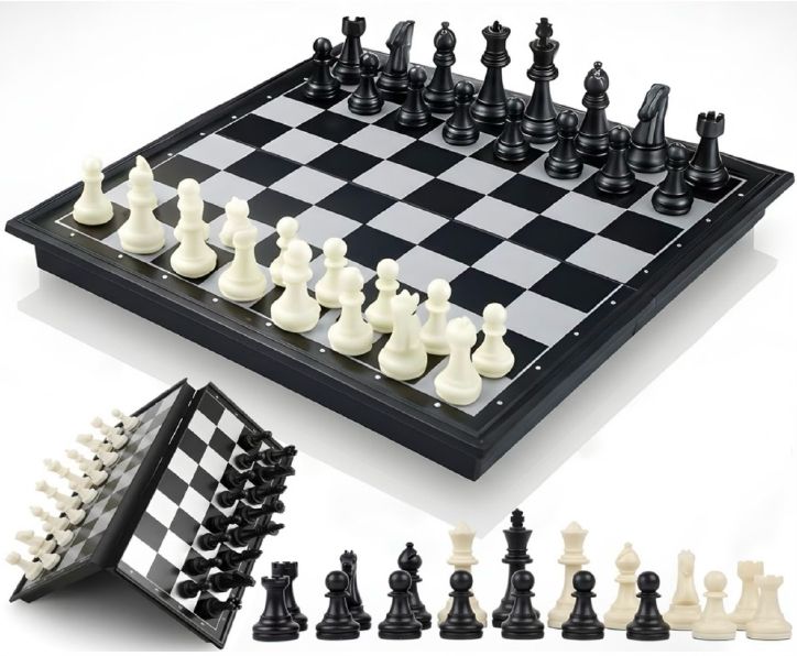 kiddzonn Classic Chess Board for Indoor Games 10 cm Chess Board-picture-38