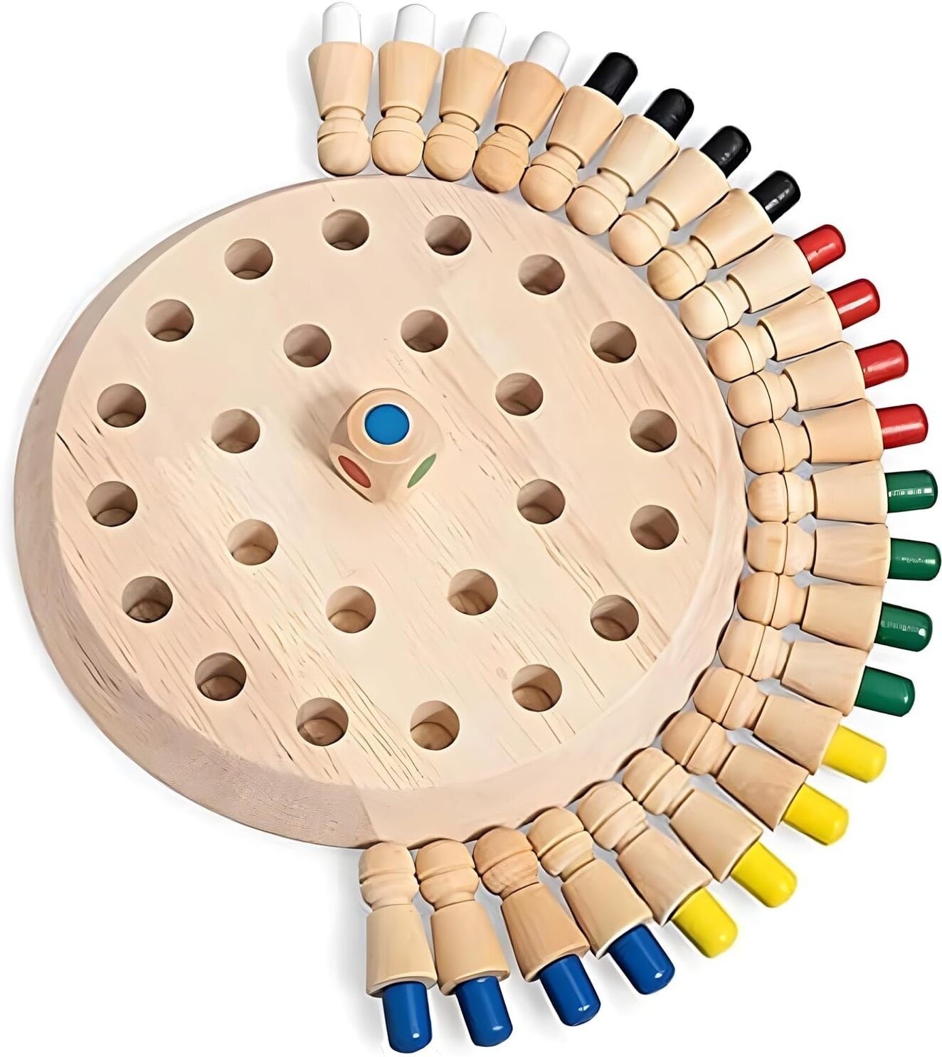 Wooden Memory Chess Board Game | Montessori Educational Toy 3 cm Chess Board