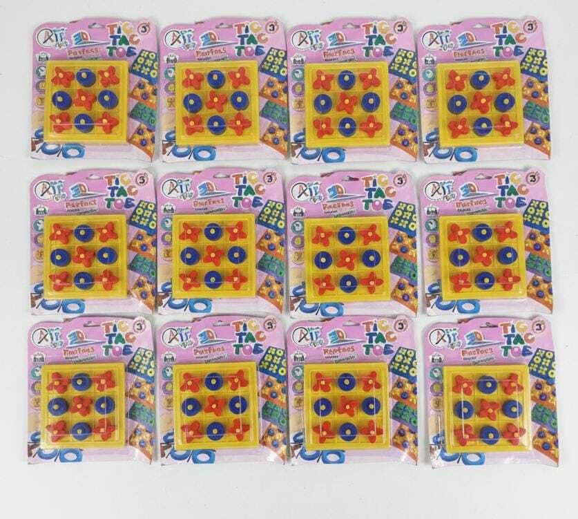 mdehrroots Pack of 12 tic tac toe game for return gift/party 9 cm Surfing Board-picture-11