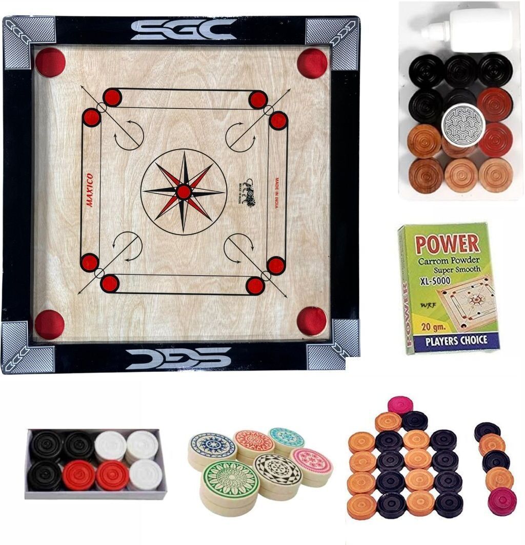 Professional Carrom Board Set For Childrens age 8+ 40 cm Carrom Board-image-9