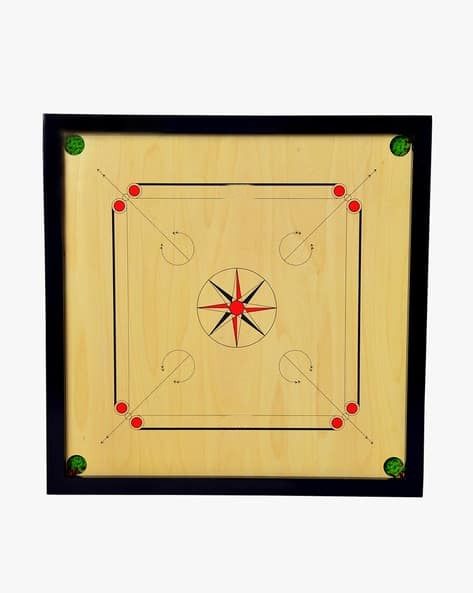 26 Inch Carrom Board Smooth Finish Wooden Board with Coins & Striker 1 cm Carrom Board-image-19