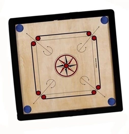 ..26,inch carom.with. c,oins. and/striker (black). Carrom Board ,, 65 cm Carrom Board-image-12