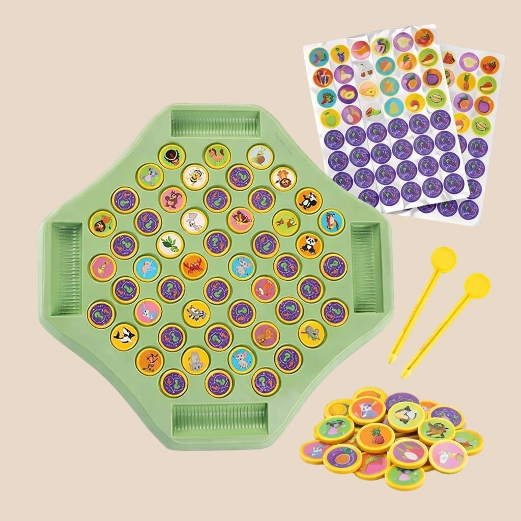 yavrixz enterprise Flipping Chess Memory Match Game Montessori Brain Development Toy Kids Fun-AA-3 3 cm Dart Board-picture-12