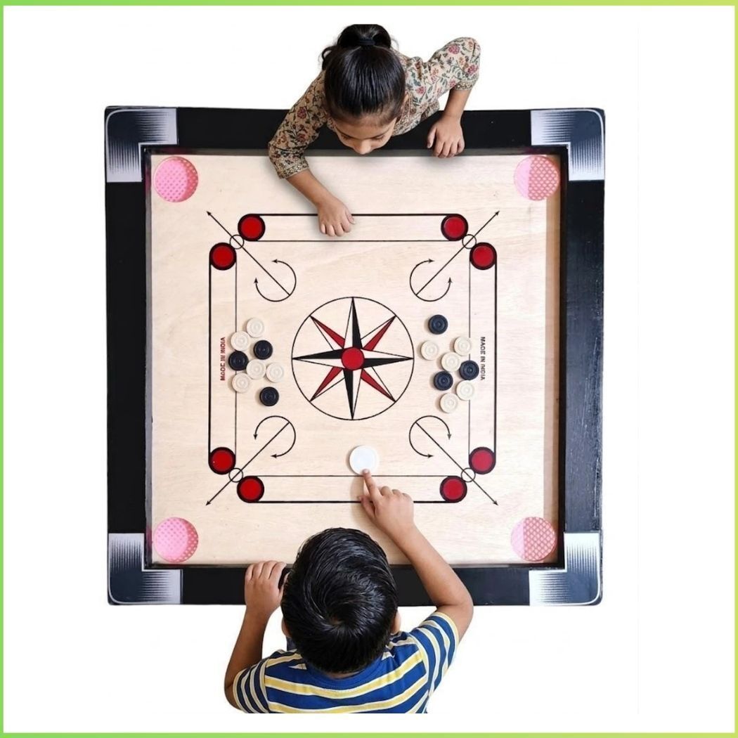 Carrom board 20*20 Inch-105 2 cm Carrom Board-image-11