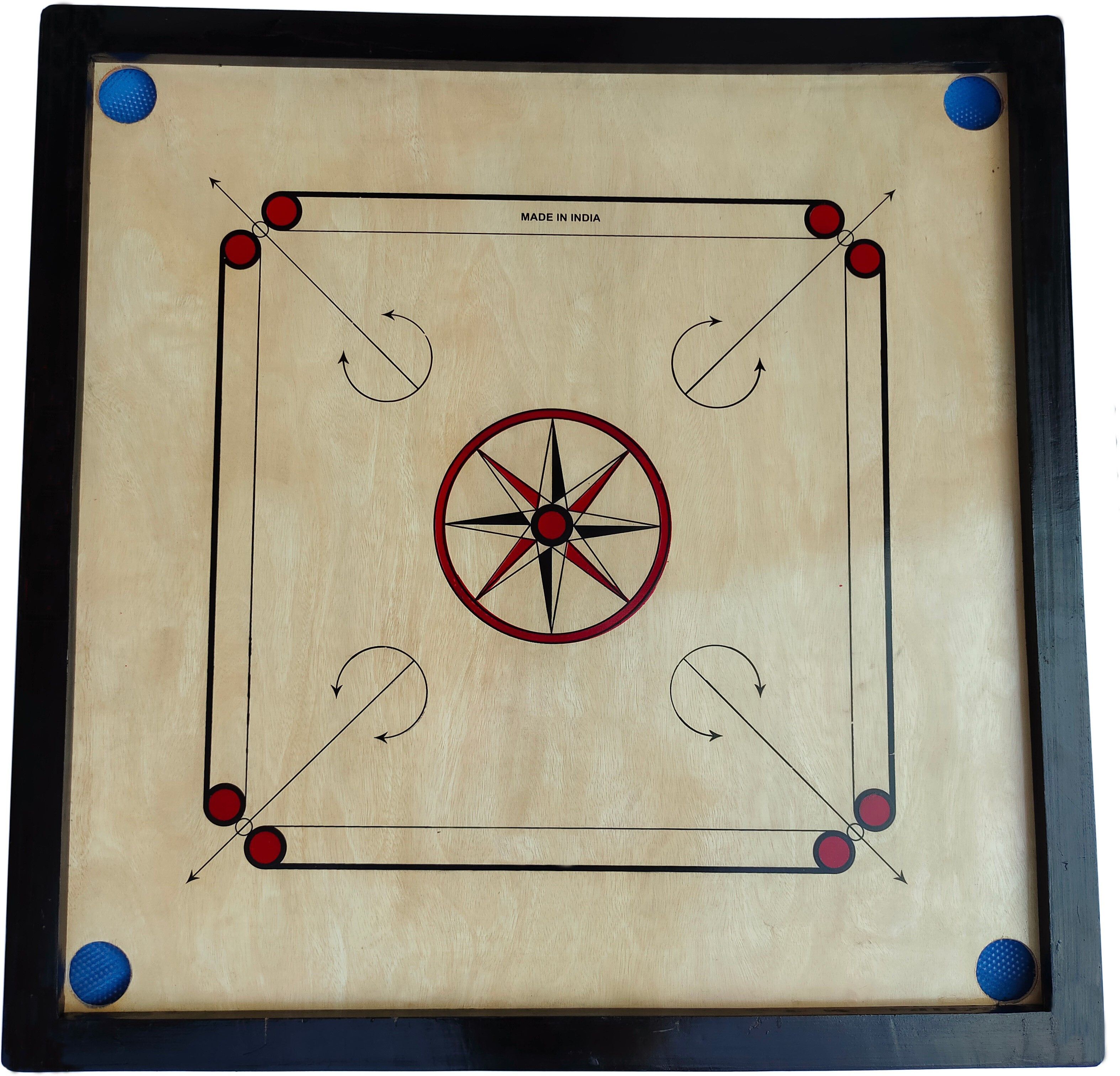 houseofcommon carrom board 32 inch with 24 coins & Disco Powder 80 cm Carrom Board-picture-33