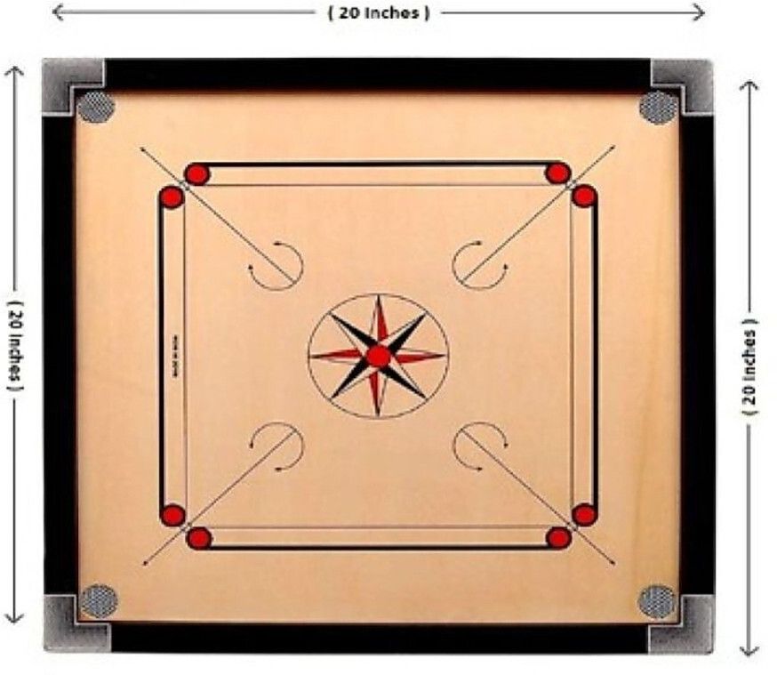 hoc Glossy 1.5 cm Carrom Board-picture-37