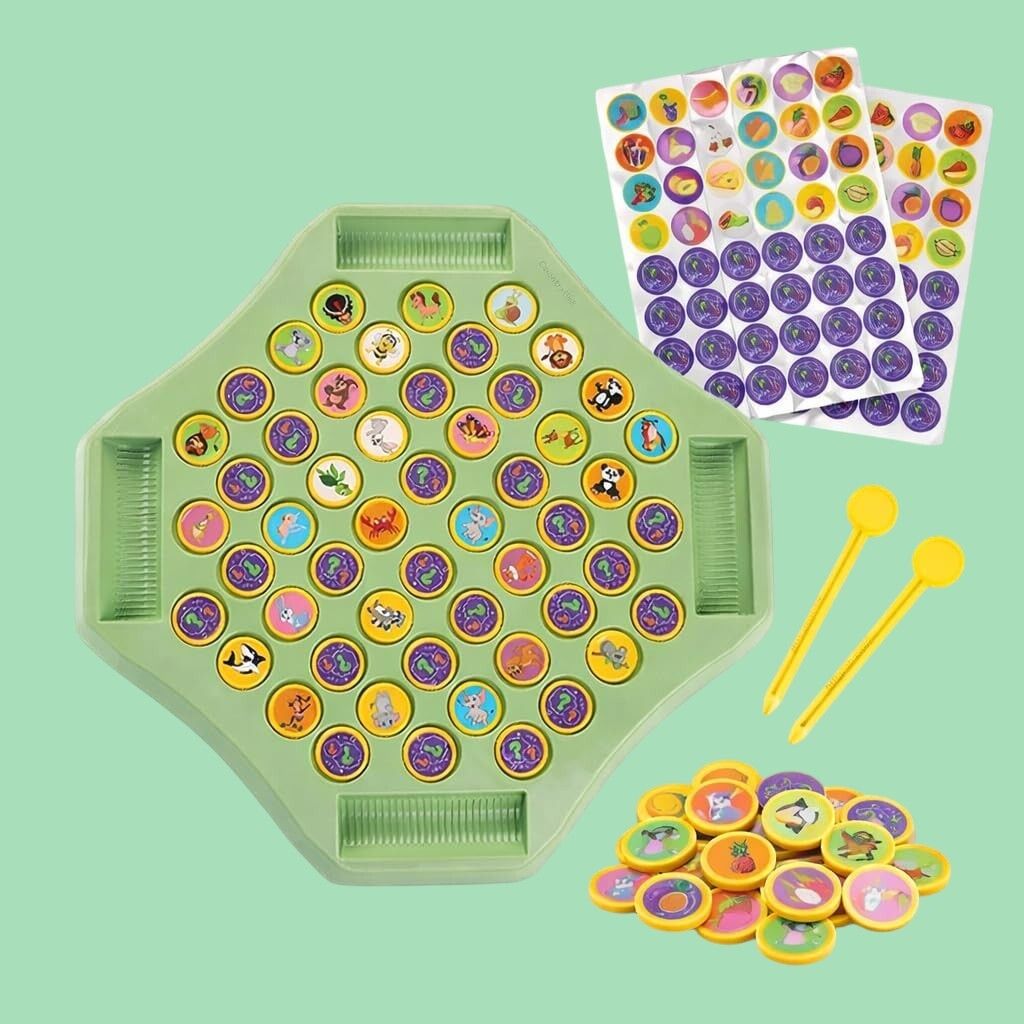 yavrixz enterprise Flipping Chess Memory Match Game Montessori Brain Development Toy Kids Fun-AA-14 3 cm Dart Board-picture-24