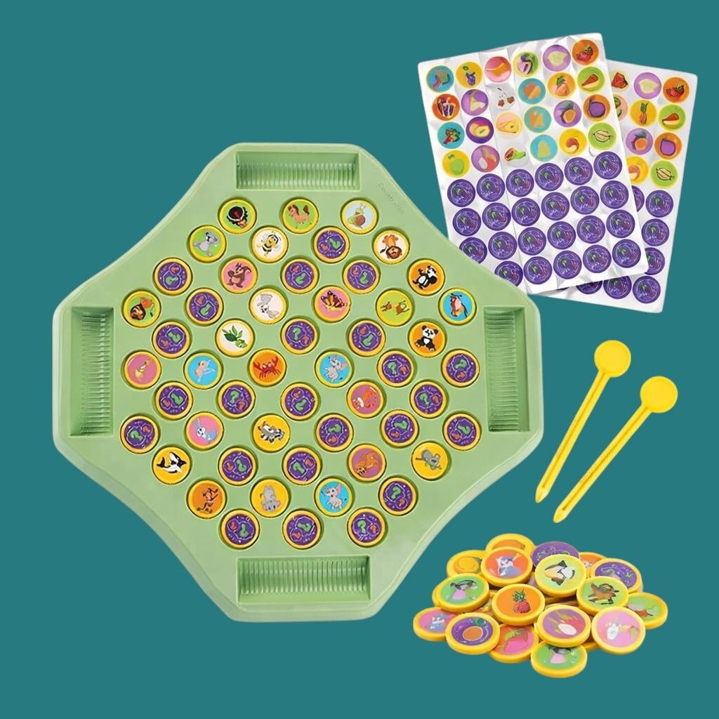 yavrixz enterprise Flipping Chess Memory Match Game Montessori Brain Development Toy Kids Fun-AA-5 3 cm Dart Board-picture-10