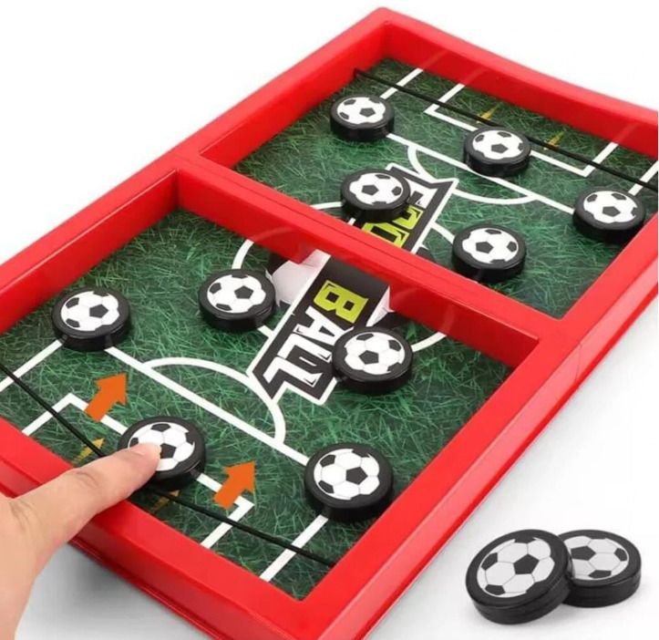 btc Football Sling Puck Game-Fast-Paced Tabletop Battle Board Game for Kids,Adults 21 cm Chess Board-picture-47