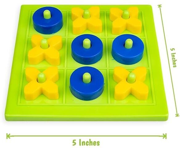 3D Tic Tac Toe Game for Kids (3+ Years) | Educational Brain Development Toy 5 cm Chess Board-image-22