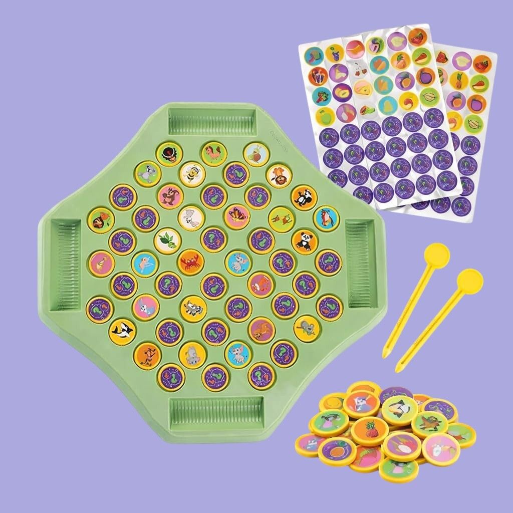 yavrixz enterprise Flipping Chess Memory Match Game Montessori Brain Development Toy Kids Fun-AA-22 3 cm Dart Board-picture-20