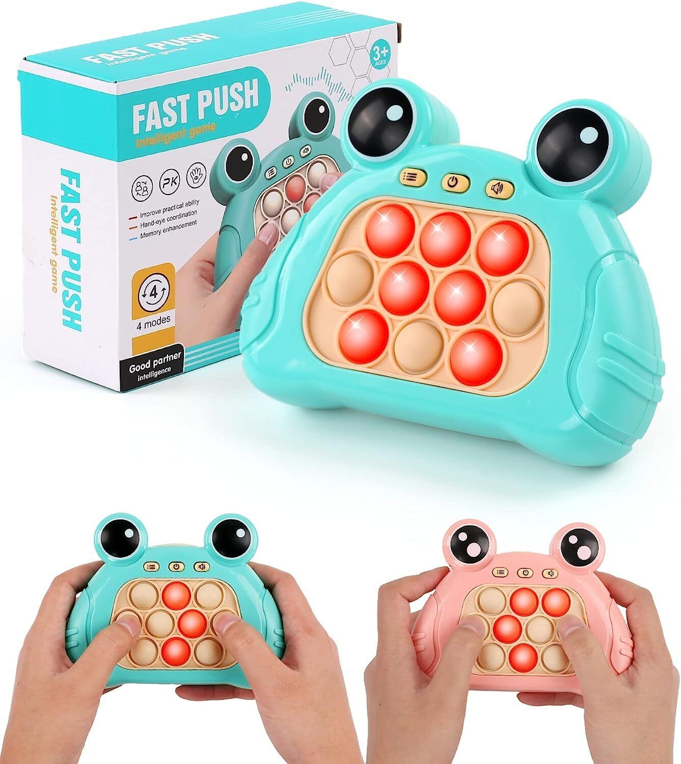 pepstter Pop Fidget Toy It Puzzle Game Machine Pop Fidget Light-Up Toys Kids Popping Game 7 cm Dart Board-picture-23