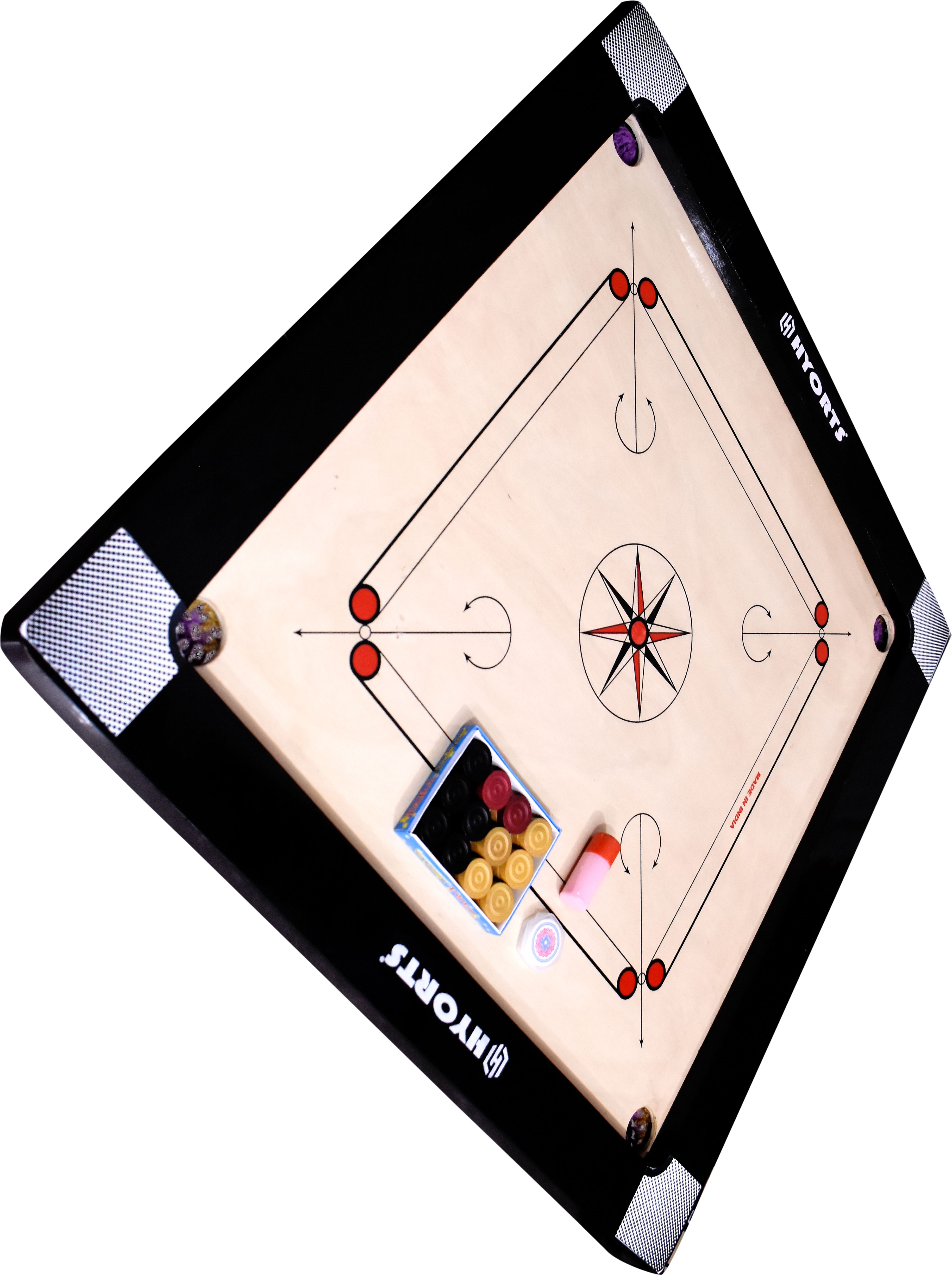 Carrom Board Wooden Carrom board 36inch 3inch Border Full Size C 91.44 cm Carrom Board-image-39