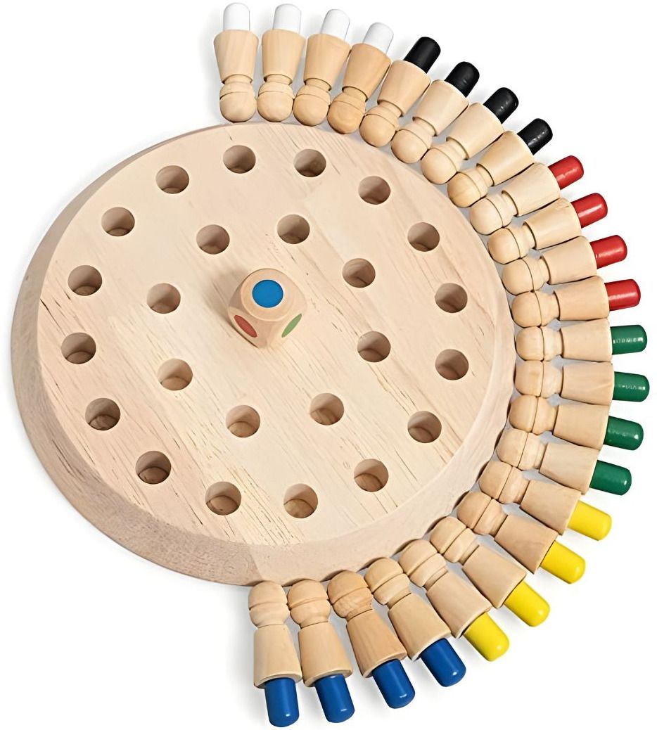 Wooden Board Chess Game for Kids-pr817 4 cm Chess Board-image-4