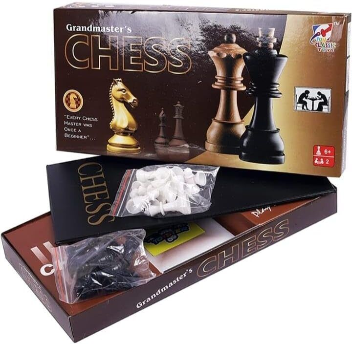 fun4you Classic Strategy Chess Game Set for Kids & Adults 30 cm Chess Board-picture-30