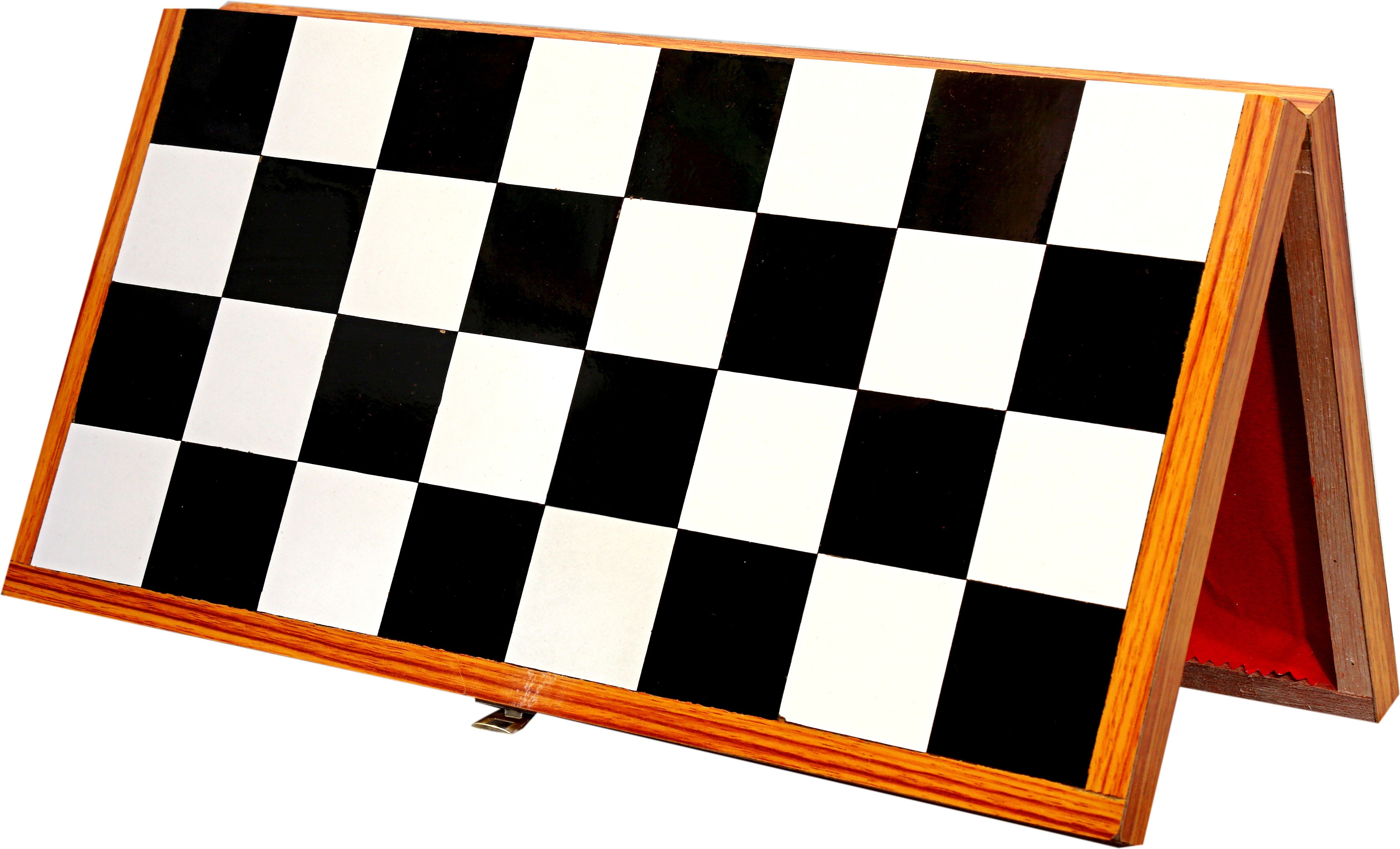 Wooden Black & White Chess Board with Pawns, Large 35.5 cm Chess Board-image-44