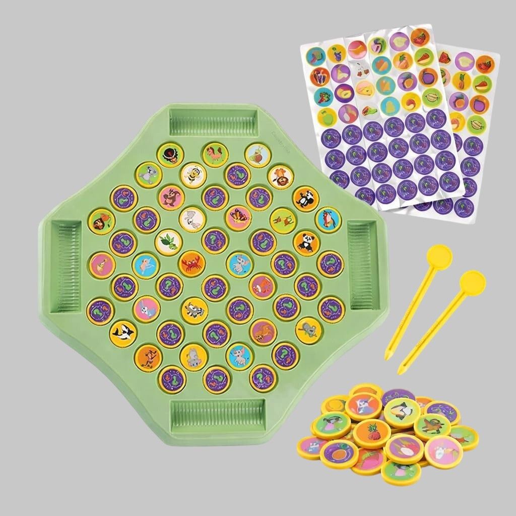 yavrixz enterprise Flipping Chess Memory Match Game Montessori Brain Development Toy Kids Fun-AA-32 3 cm Dart Board-picture-17