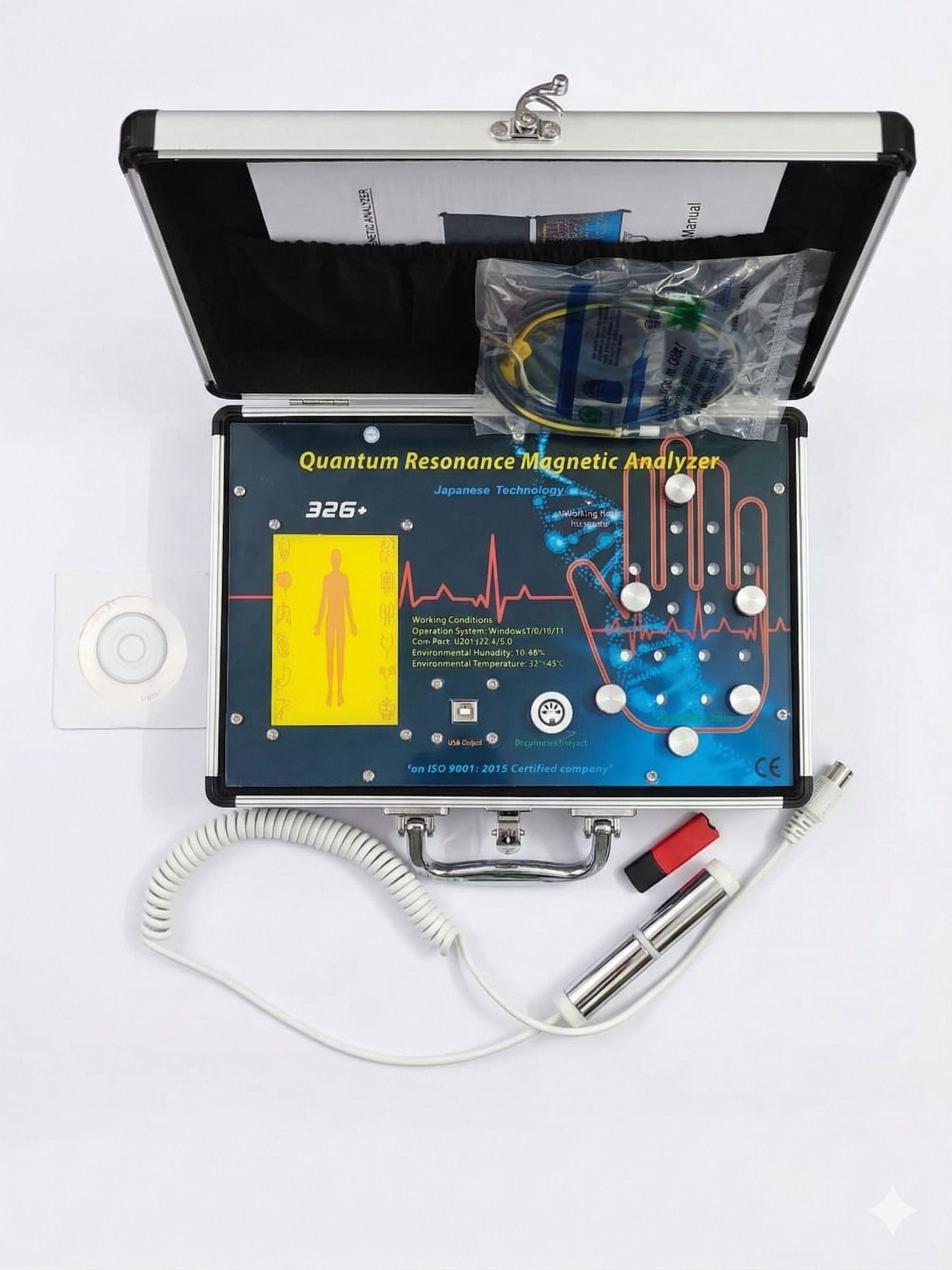 DAN Enterprises 32G+ Quantum Analyzer 2in1 Machine Palm Version Body Fat Analyzer