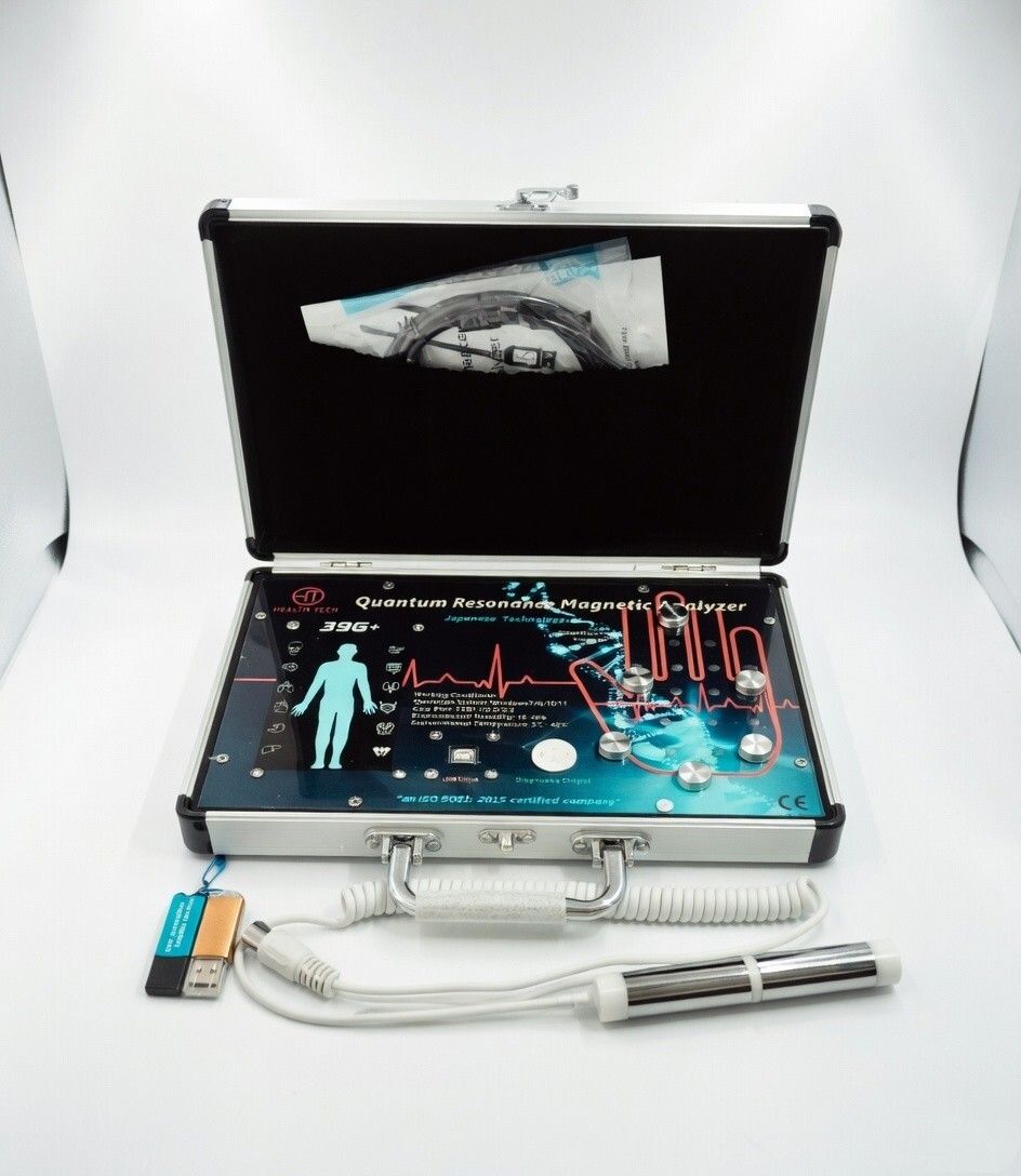 Health Tech India 39G+ Full Body Health Analyzer Machine (Rod + Palm) Body Fat Analyzer-image-27