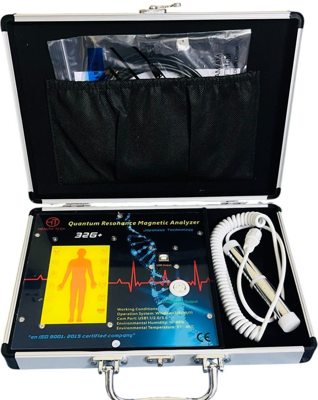 Health Tech India 32G Quantum Magnetic Resonance Analyzer Body Fat Analyzer