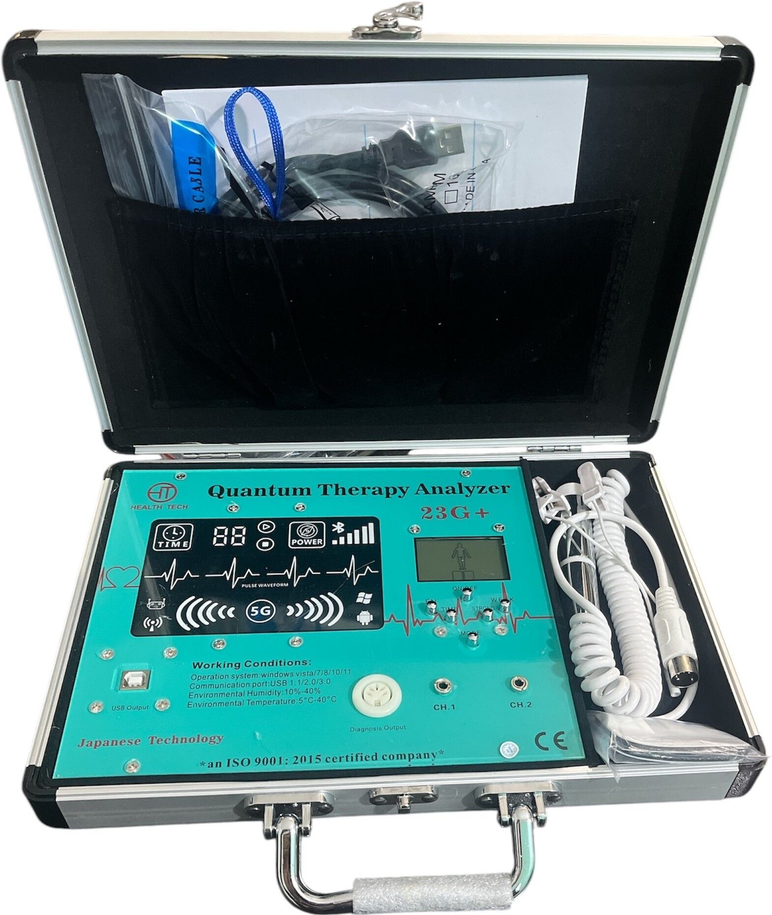 Fiza Enterprises 23G Therapy Quantum Magnetic Body Health Analyzer Body Fat Analyzer