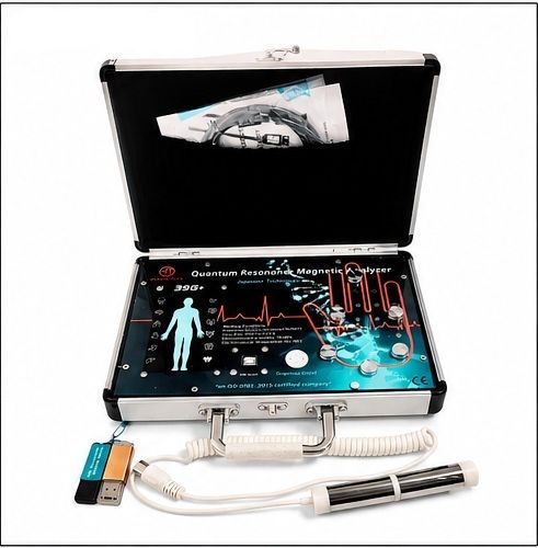 Health tech 39G+ Quantum Resonance Magnetic Analyzer Full Body Health Scanner (Model - 2In1) Body Fat Analyzer-image-0