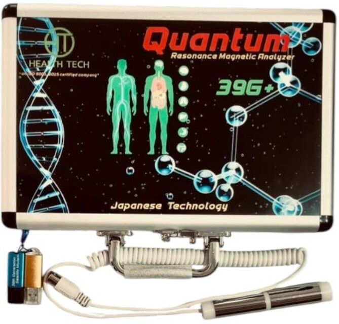 Health Tech India 2026 Quantum Magnetic Analyzer 39G (Rod + Palm) Body Fat Analyzer-image-29