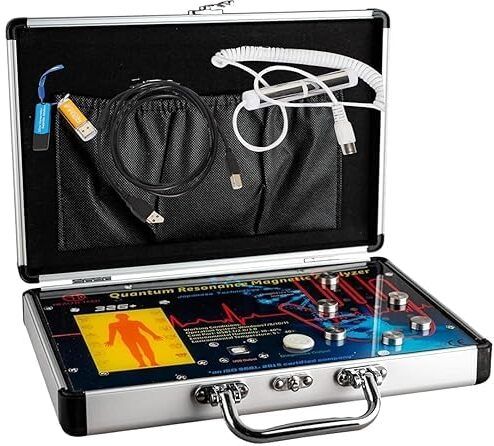 Health Tech India 32G+ Quantum Analyzer Machine 2in1 Body Fat Analyzer-image-14
